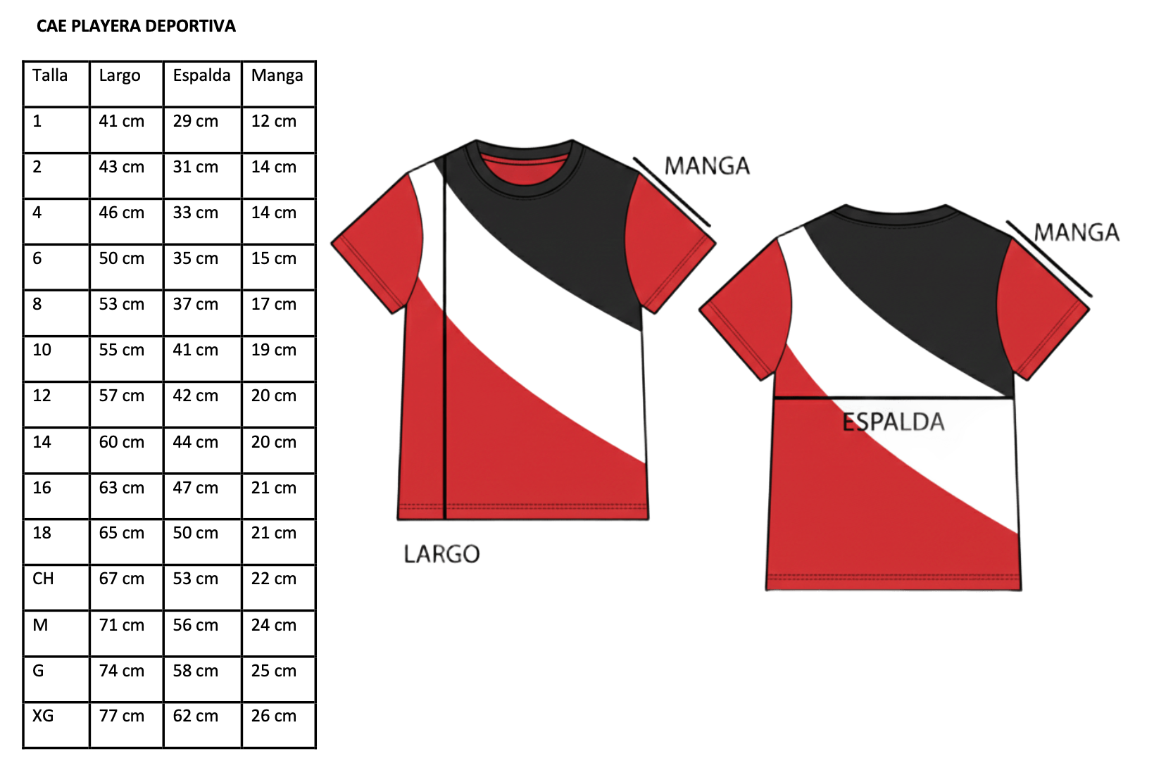 CAE PLAYERA DEPORTIVA