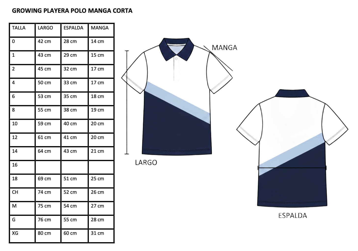 GROWING PLAYERA POLO M/C