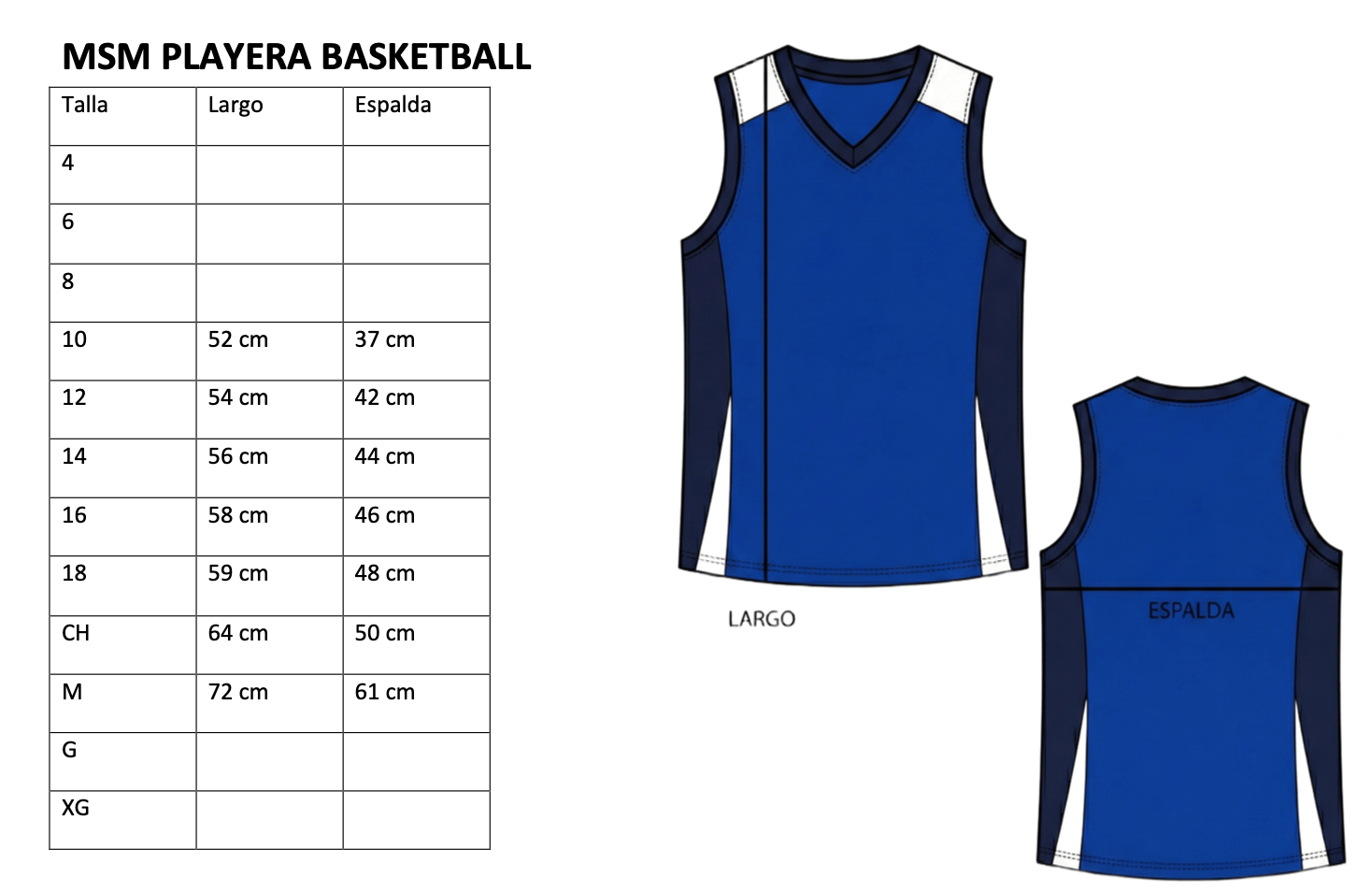 MSM PLAYERA BASKETBALL