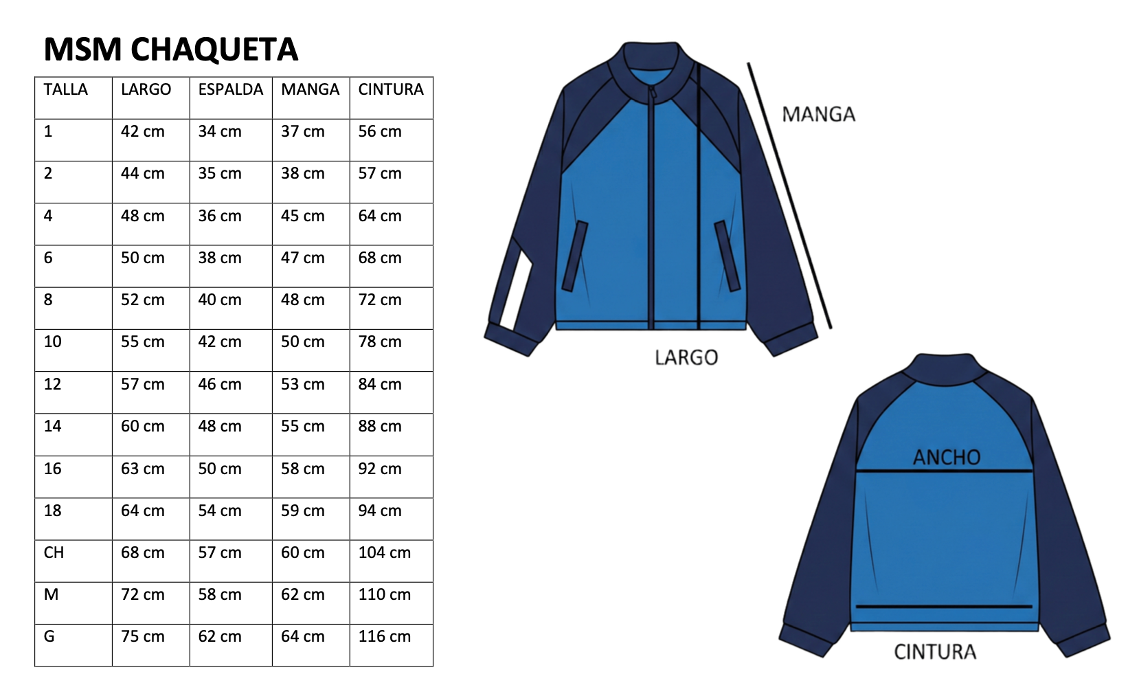 MSM CHAQUETA