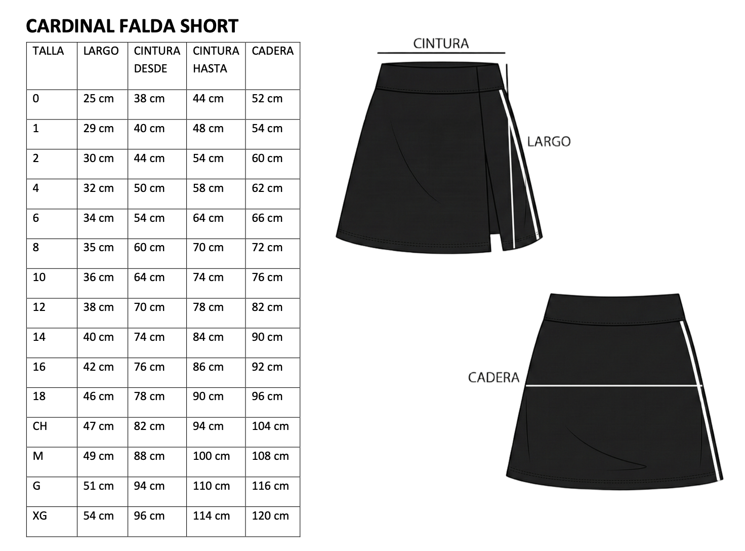 CARDINAL FALDA SHORT