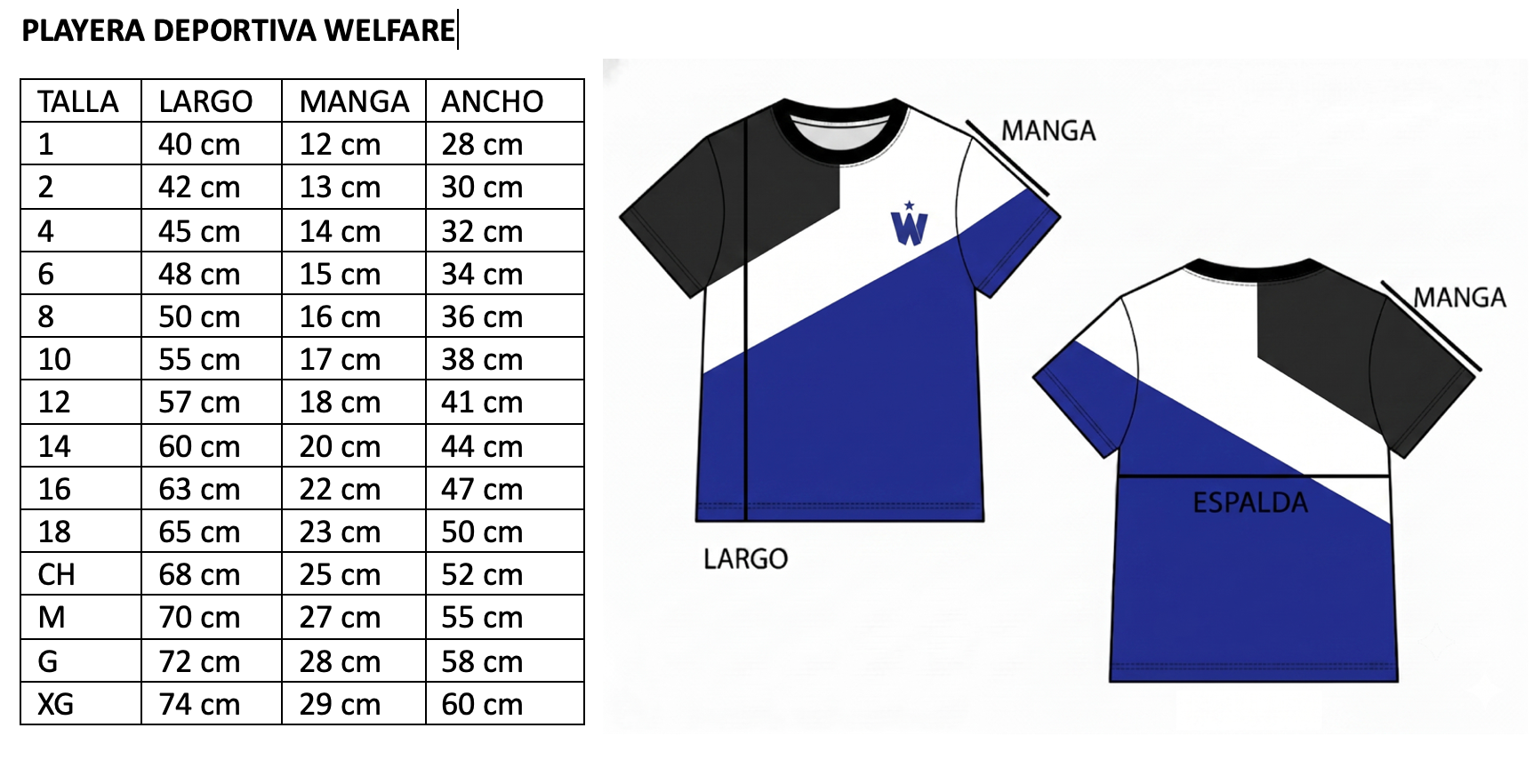 WELFARE PLAYERA INSTITUCIONAL