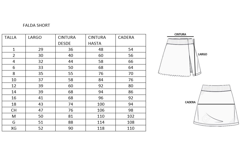 CARDINAL FALDA SHORT